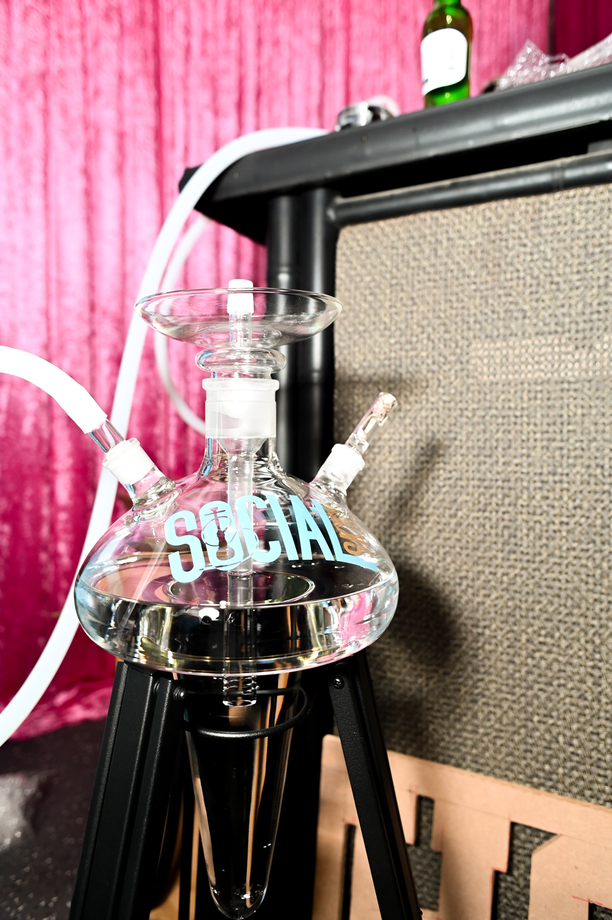 "Social Dome" Premium Hookah w/ Glass Vase